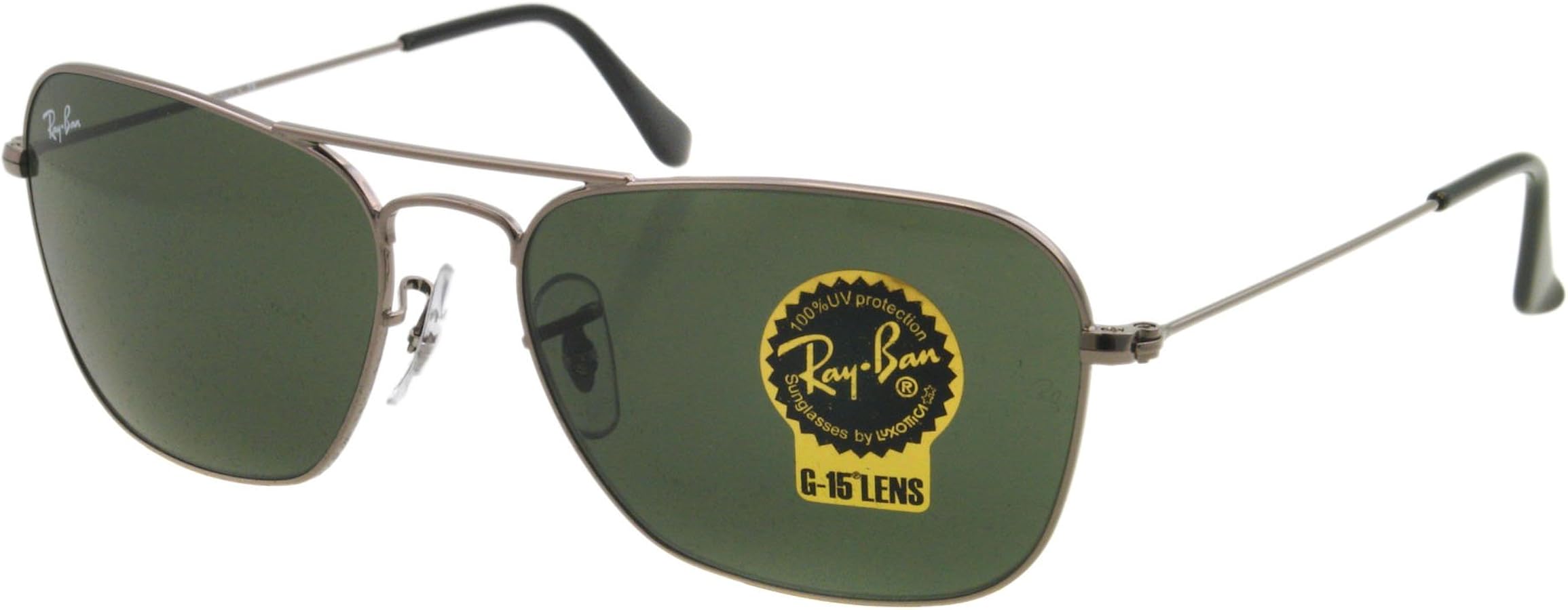 Ray Ban Caravan RB3136 004/51 Square Black Frame Sunglasses