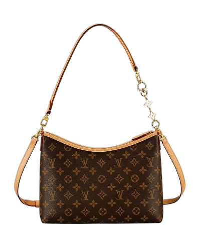 Louis Vuitton Monogram Carryall Shoulder Bag - Brown