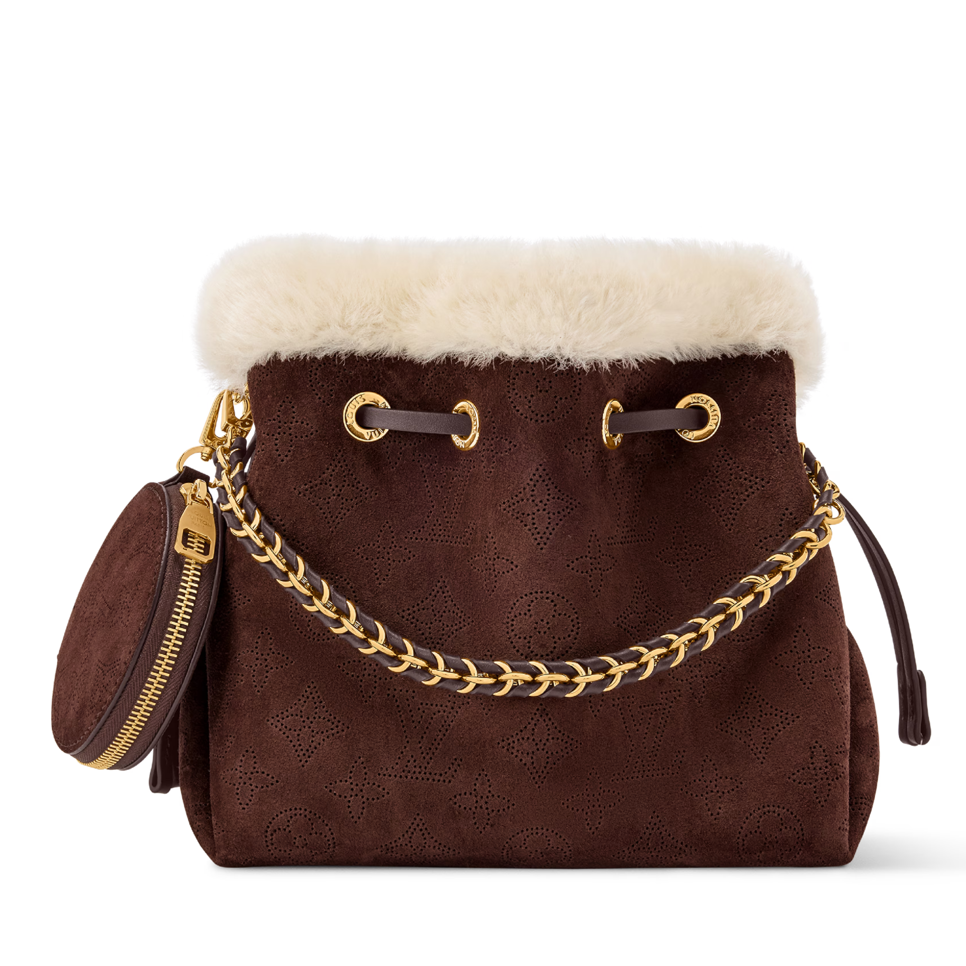 Louis Vuitton Cozygram Suede Leather Bella Tote Bag – Chocolat