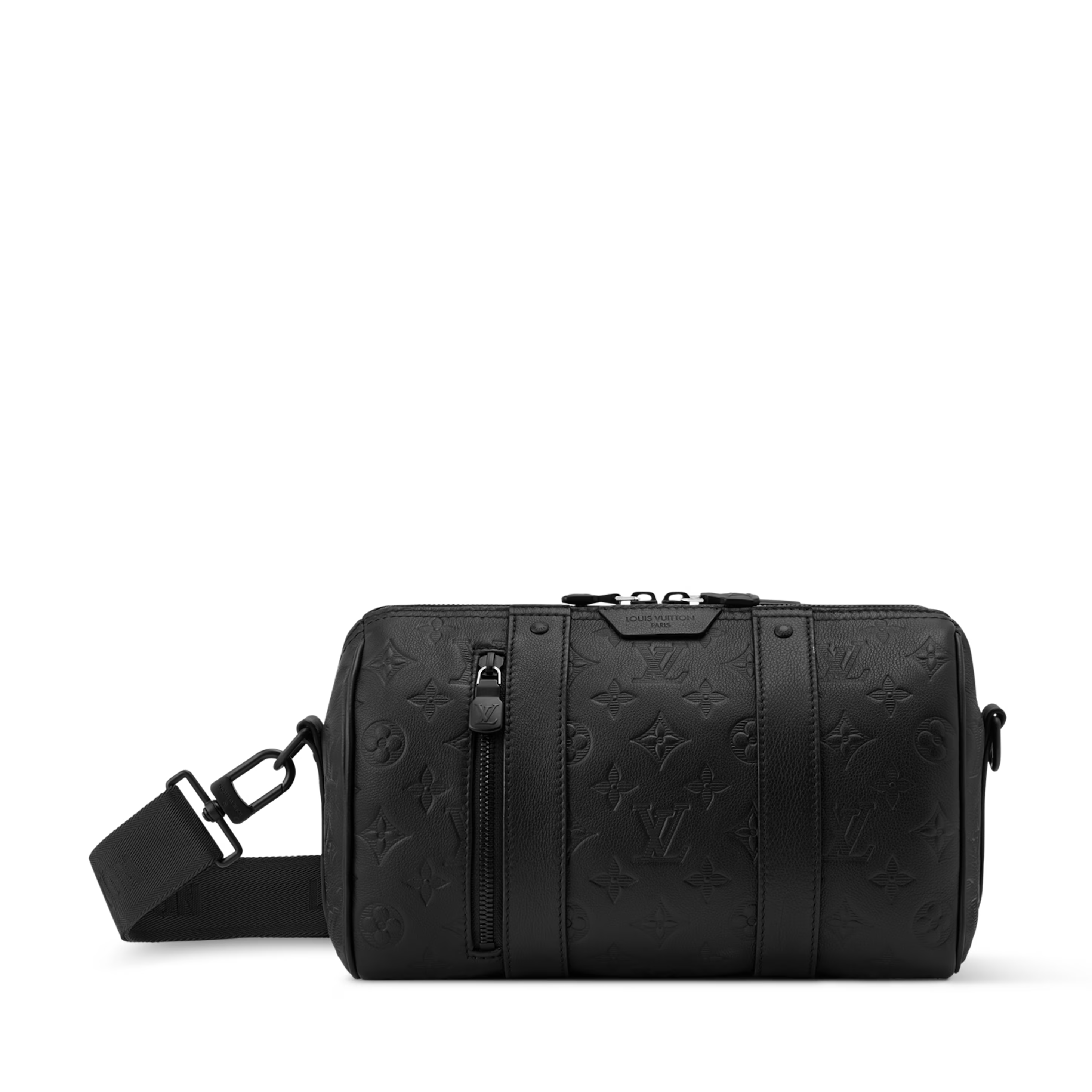 Louis Vuitton Monogram Shadow City Keepall Duffle Bag – Black