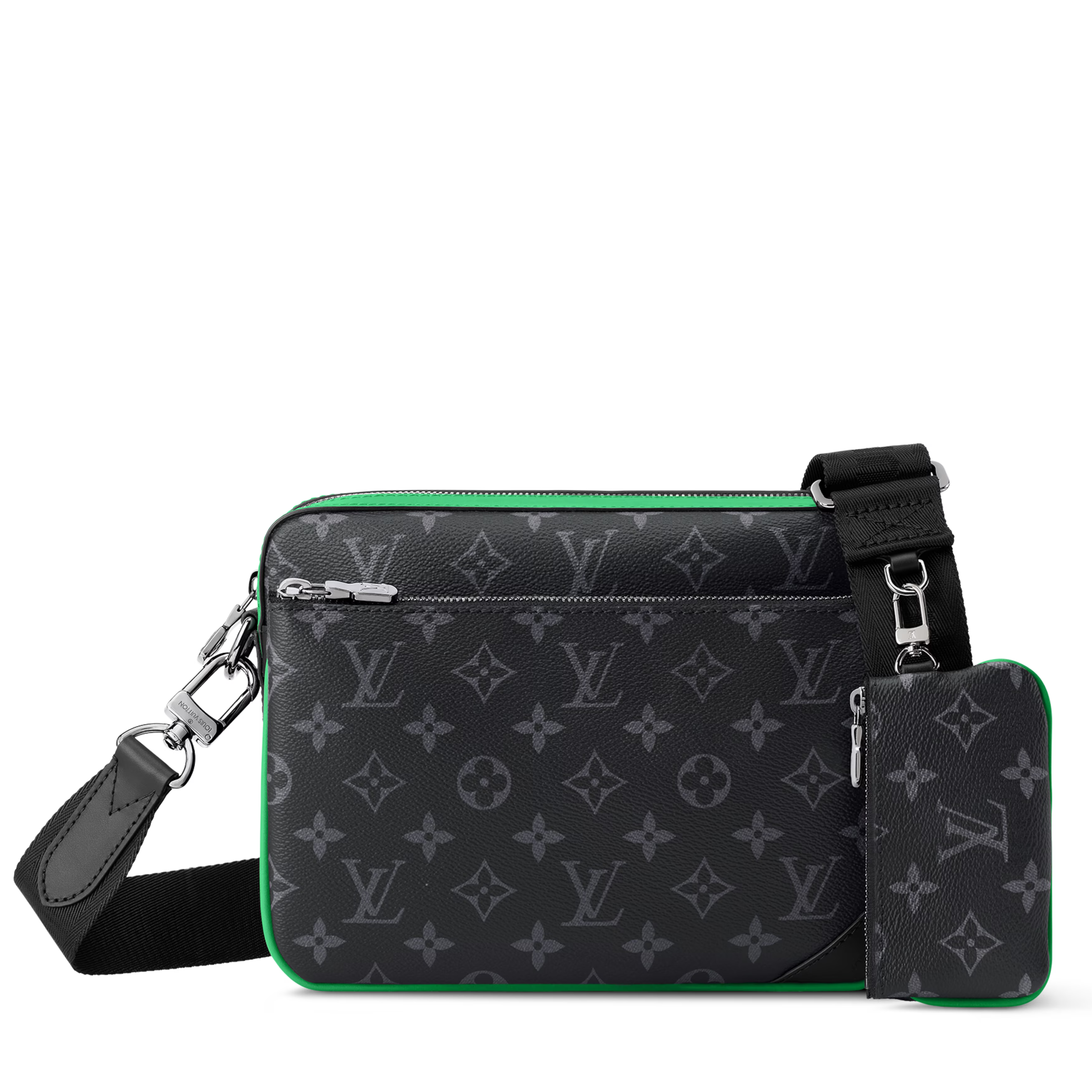 Louis Vuitton Monogram Eclipse Trio Messenger Bag – Bamboo Green