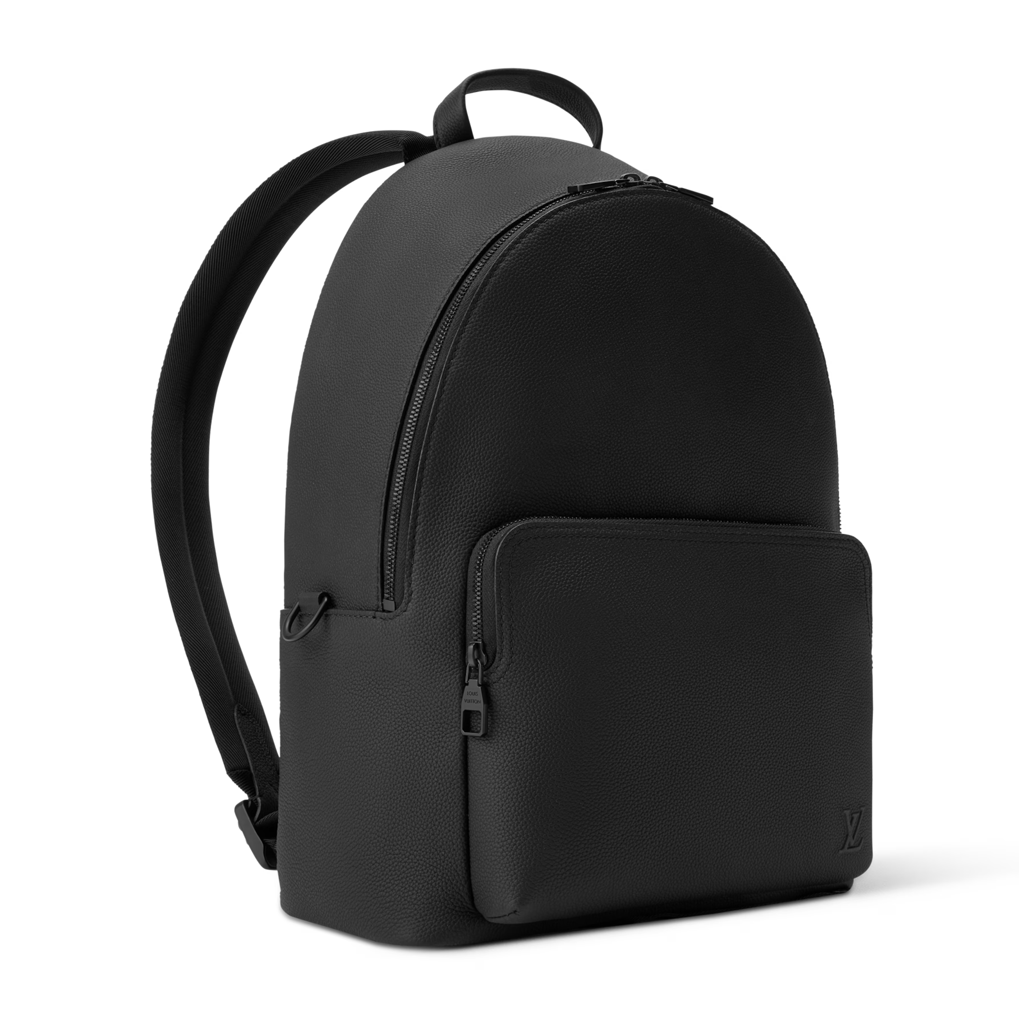 Louis Vuitton Waxy Calfskin Discovery Work Backpack – Black