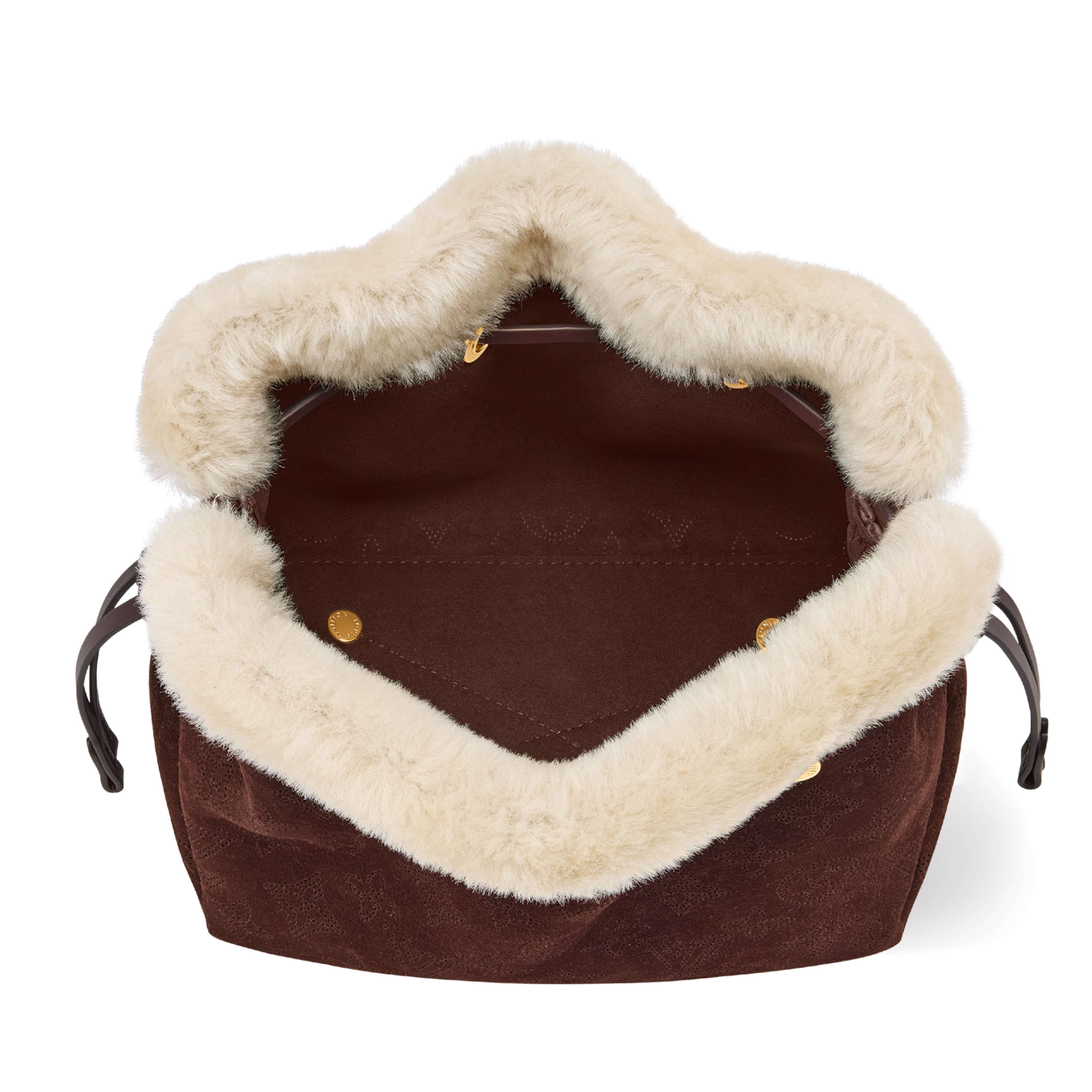 Louis Vuitton Cozygram Suede Leather Bella Tote Bag – Chocolat