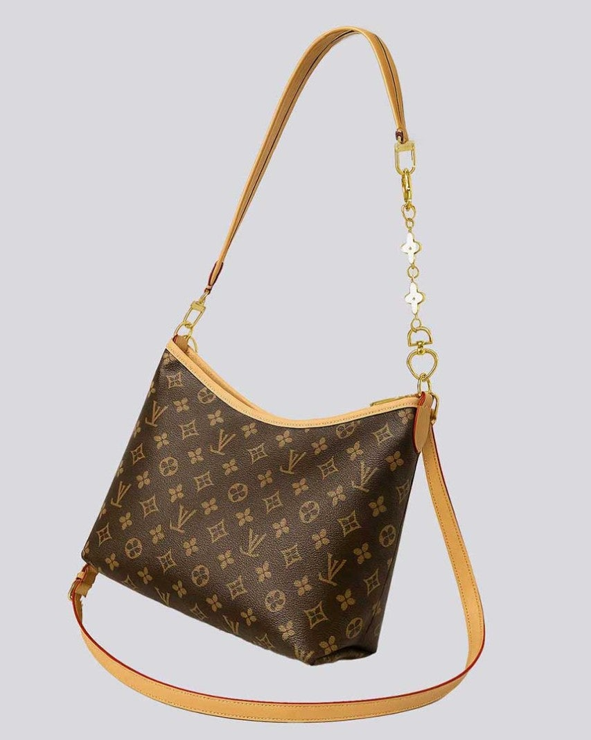Louis Vuitton Monogram Carryall Shoulder Bag - Brown