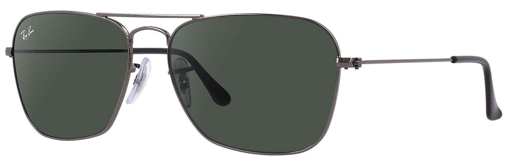Ray Ban Caravan RB3136 004/51 Square Black Frame Sunglasses