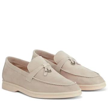 Loro Piana Summer Charm Walk Loafers - Beige (106)