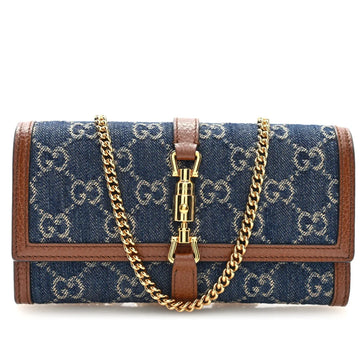 Gucci Jackie 1961 Chain Wallet – Blue