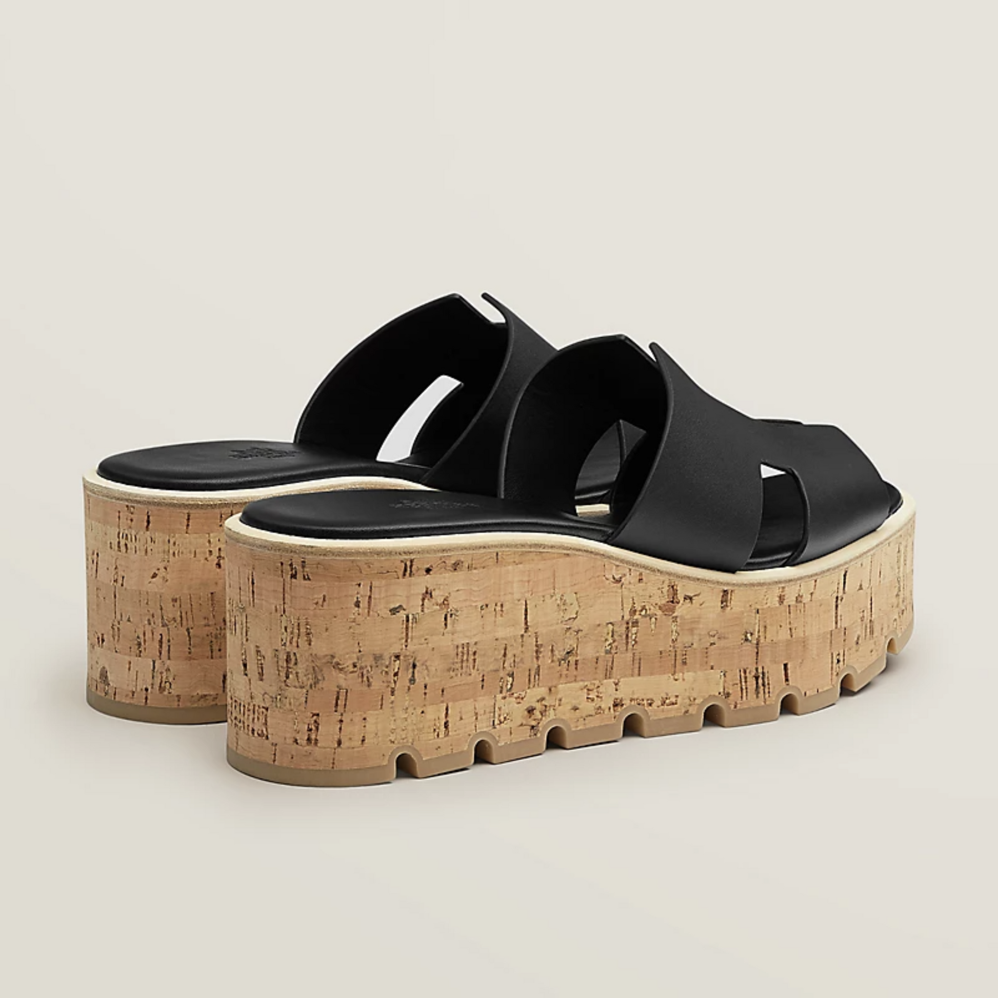 Hermes Eze 30 Sandals - Noir