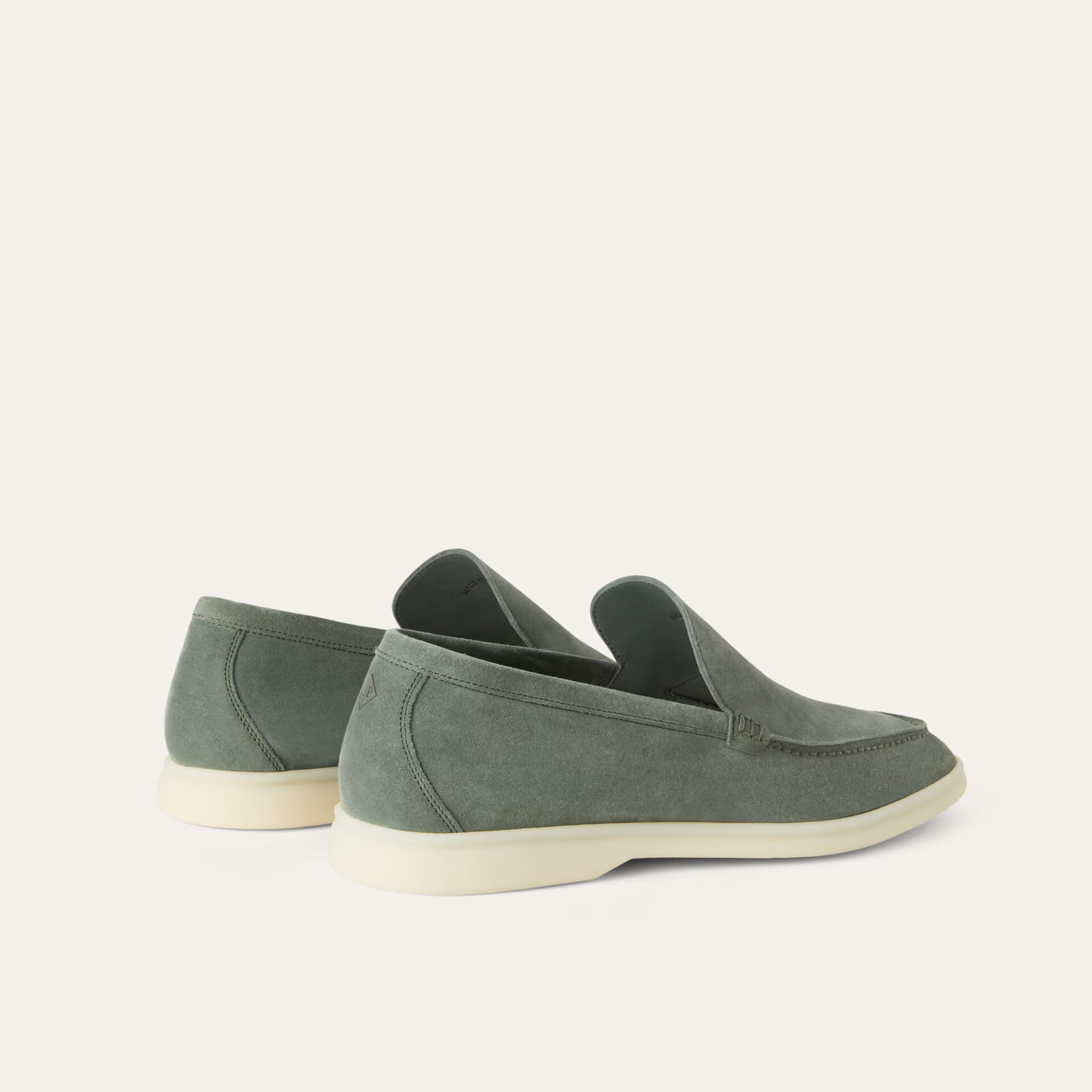 Loro Piana Summer Walk Suede Loafer -  Frozen Fir (515Z)