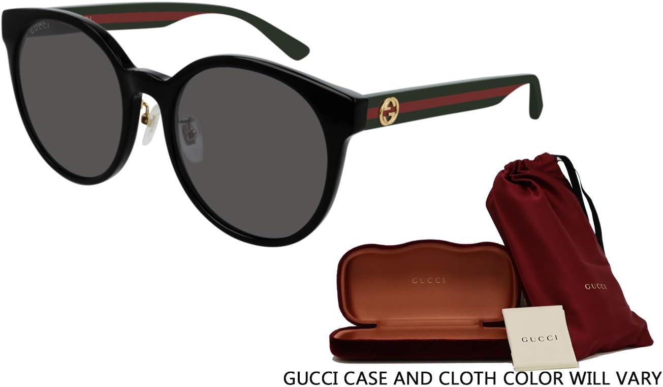 Gucci GG0416SK Round Black Sunglasses