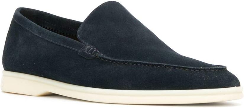 Loro Piana Summer Walk Suede Loafers -  Classic Blue (178)
