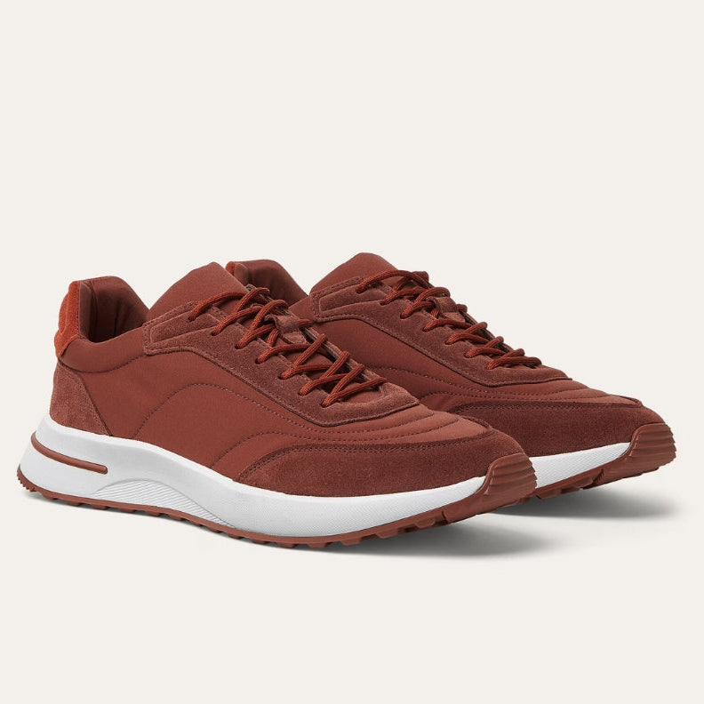 Loro Piana Week End Walk Combo Sneakers - Sanguine Pencil (P0B2)