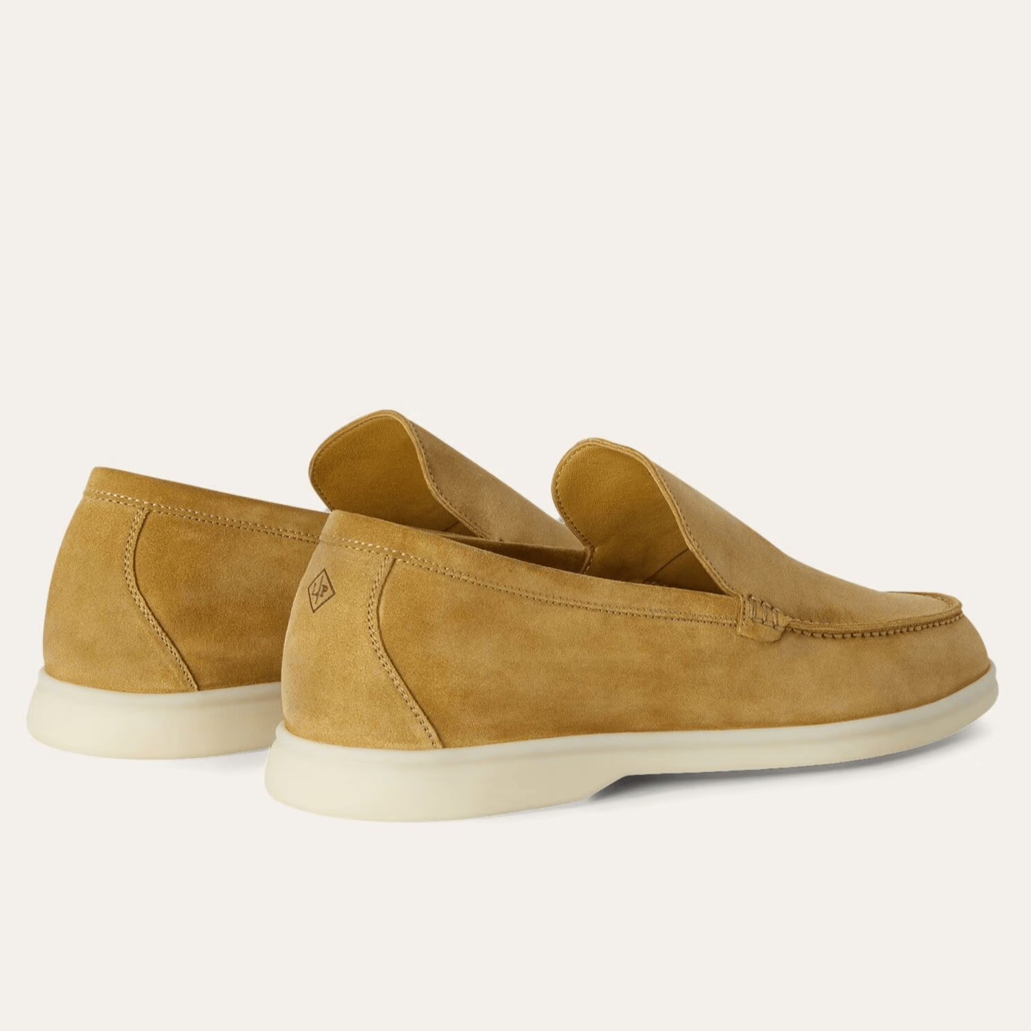 Loro Piana Summer Walk Suede Loafers - Dijon Mustard Yellow (D06N)