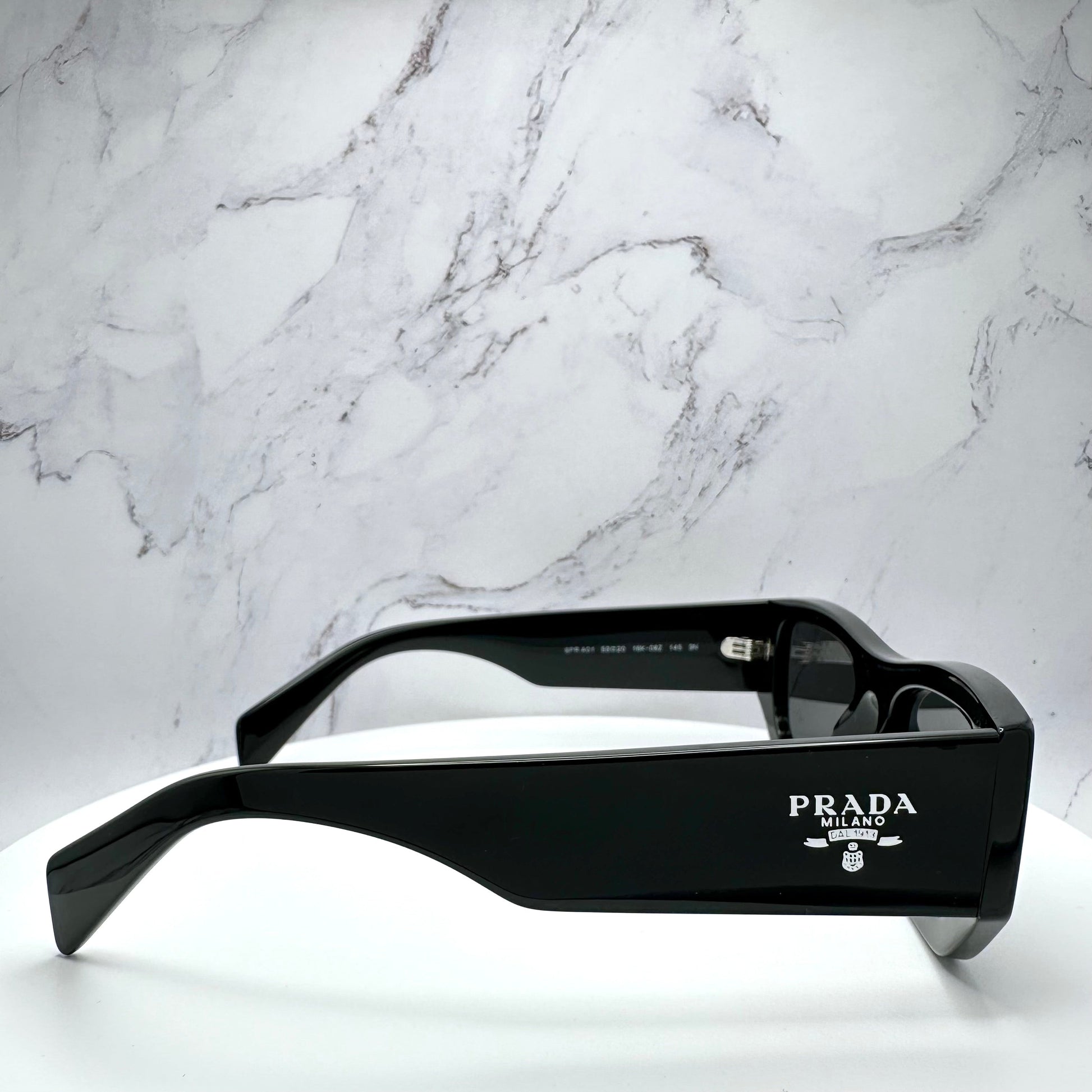 Prada PRA01S 16K08Z Black Sunglasses