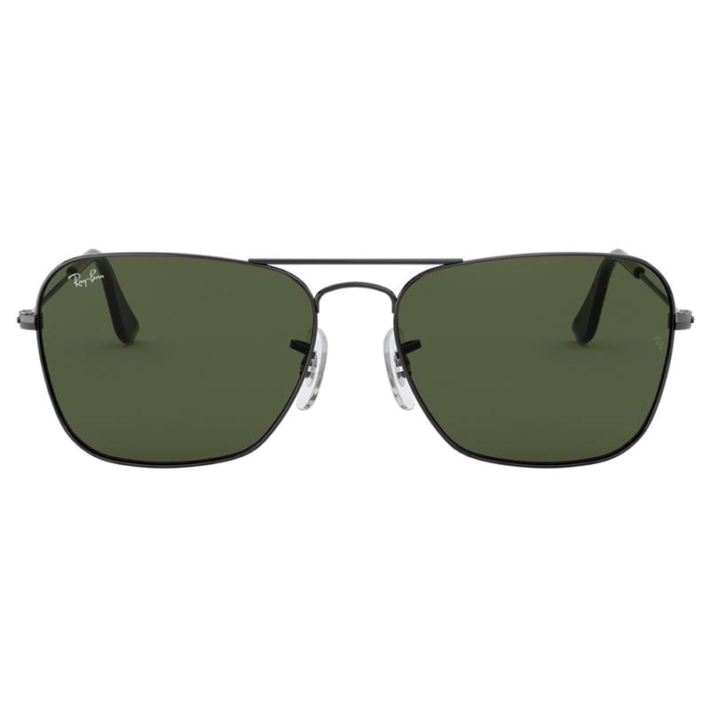 Ray Ban Caravan RB3136 004/51 Square Black Frame Sunglasses