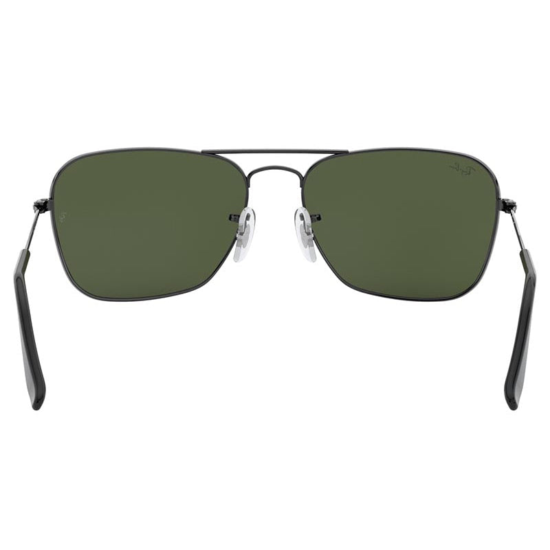 Ray Ban Caravan RB3136 004/51 Square Black Frame Sunglasses