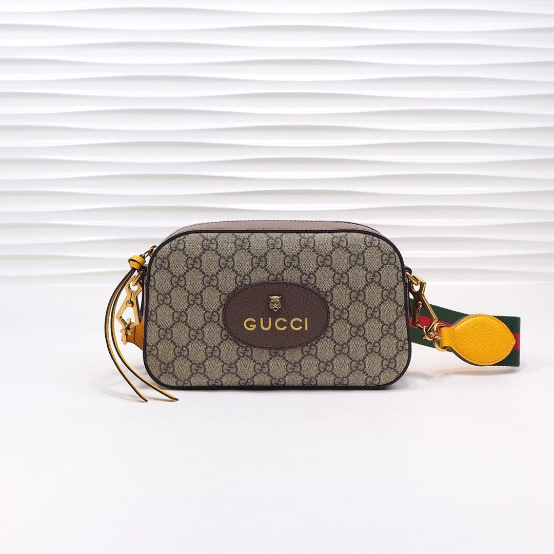 Gucci Neo Vintage Messenger Bag – Brown/Beige