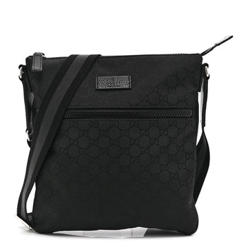 Gucci Guccissima Signature Messenger Bag – Black