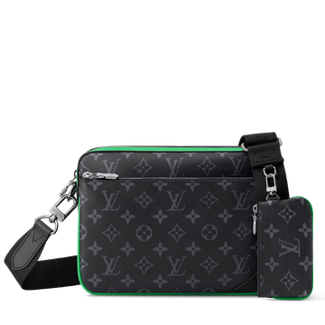 Louis Vuitton Monogram Eclipse Trio Messenger Bag – Bamboo Green