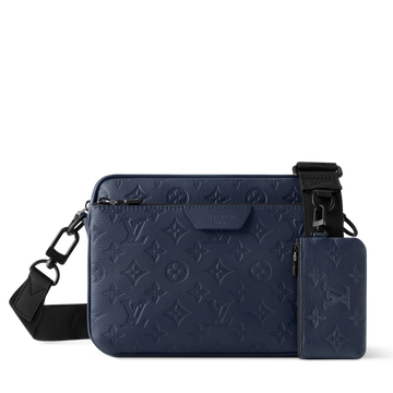 Louis Vuitton Monogram Shadow Trio Messenger Bag – Navy