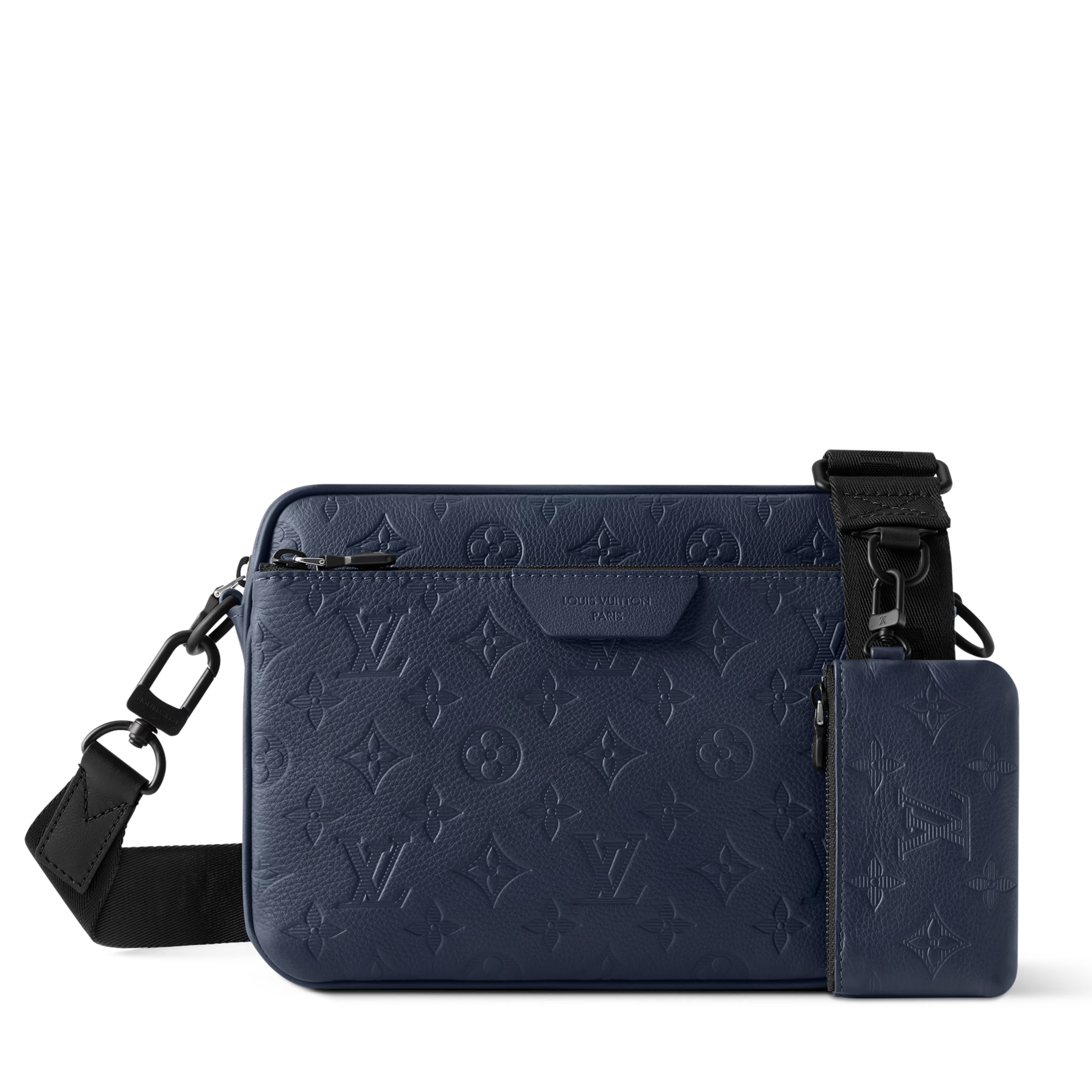 Louis Vuitton Monogram Shadow Trio Messenger Bag – Navy