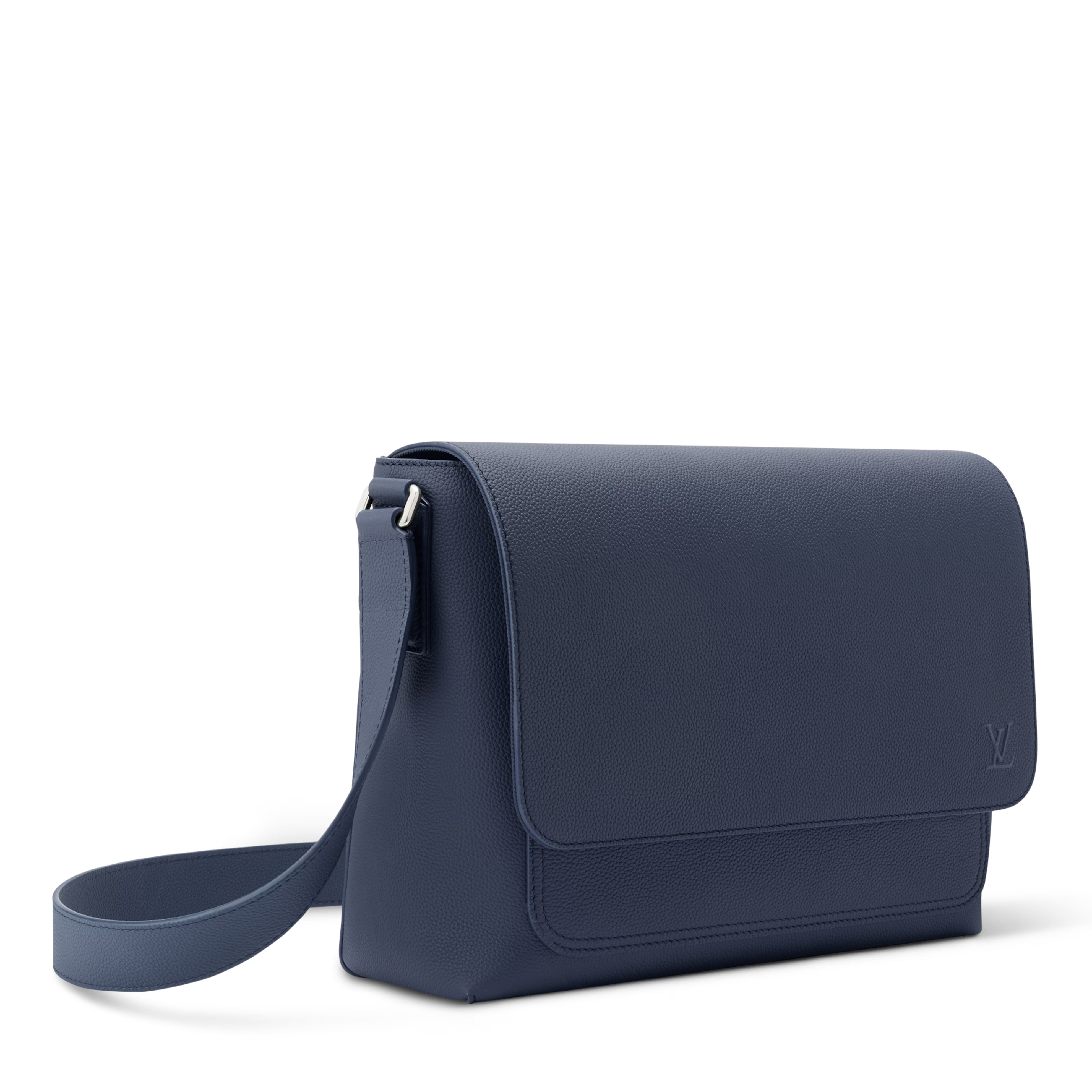 Louis Vuitton Calfskin Speed Messenger Bag – Navy Blue