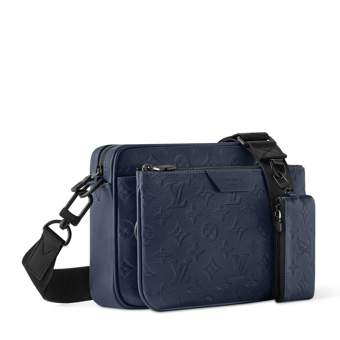 Louis Vuitton Monogram Shadow Trio Messenger Bag – Navy