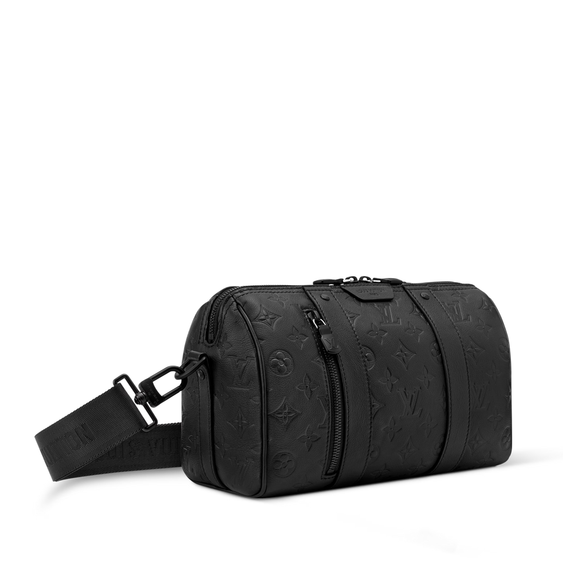 Louis Vuitton Monogram Shadow City Keepall Duffle Bag – Black