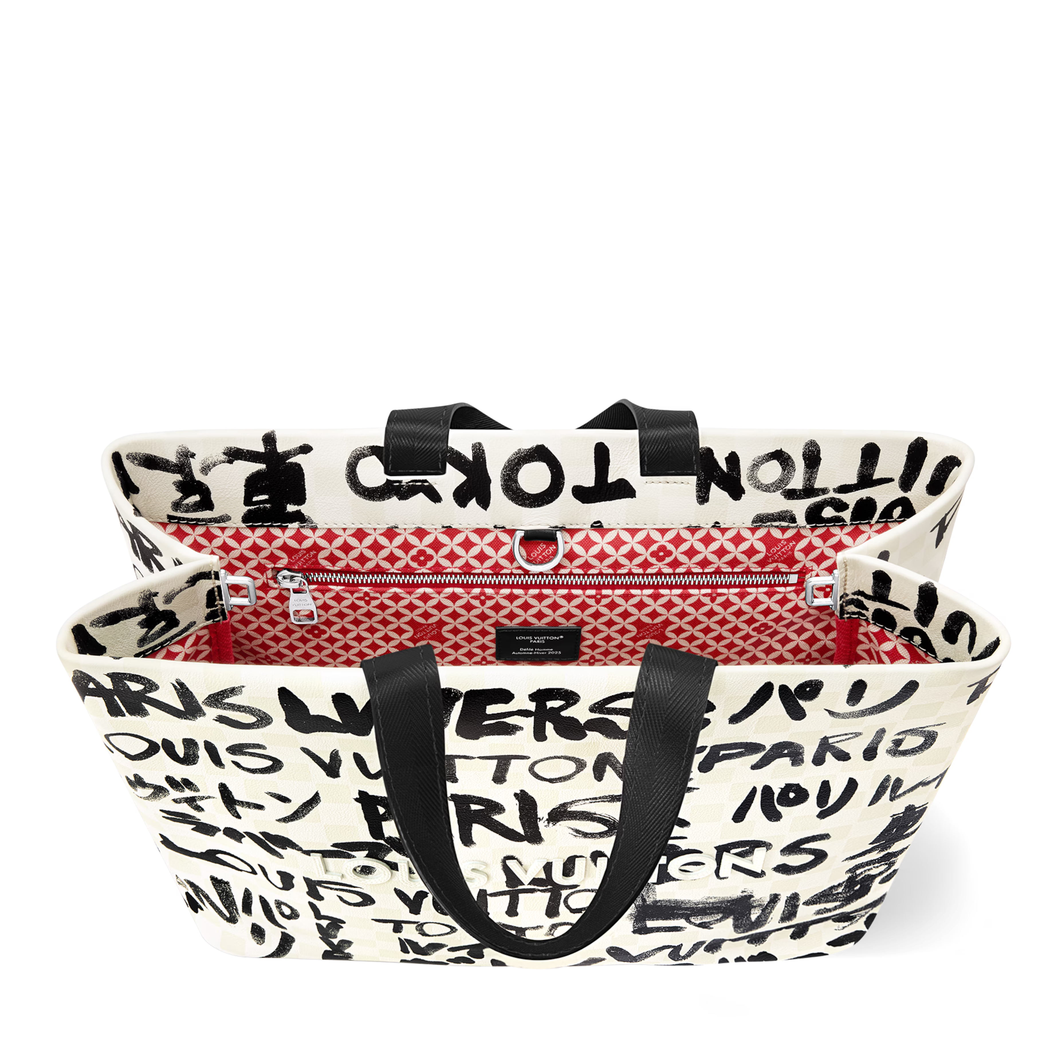 Louis Vuitton Pharrell x Nigo Shopper Tote Bag MM – White/Black