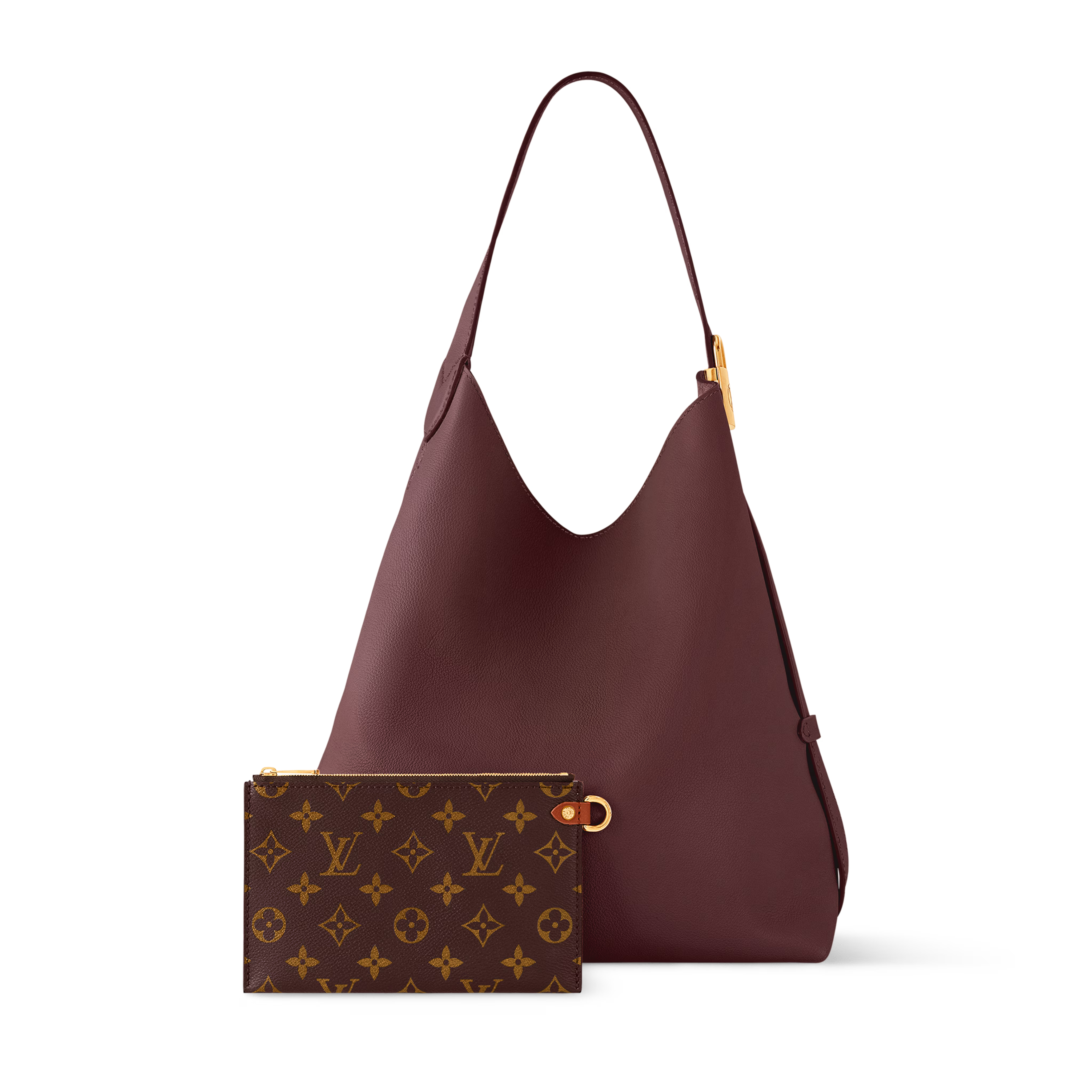 Louis Vuitton Rouge Concerto Hobo MM Bag – Wine