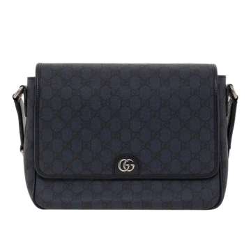Gucci Supreme Canvas Ophidia Medium Messenger Bag – Blue