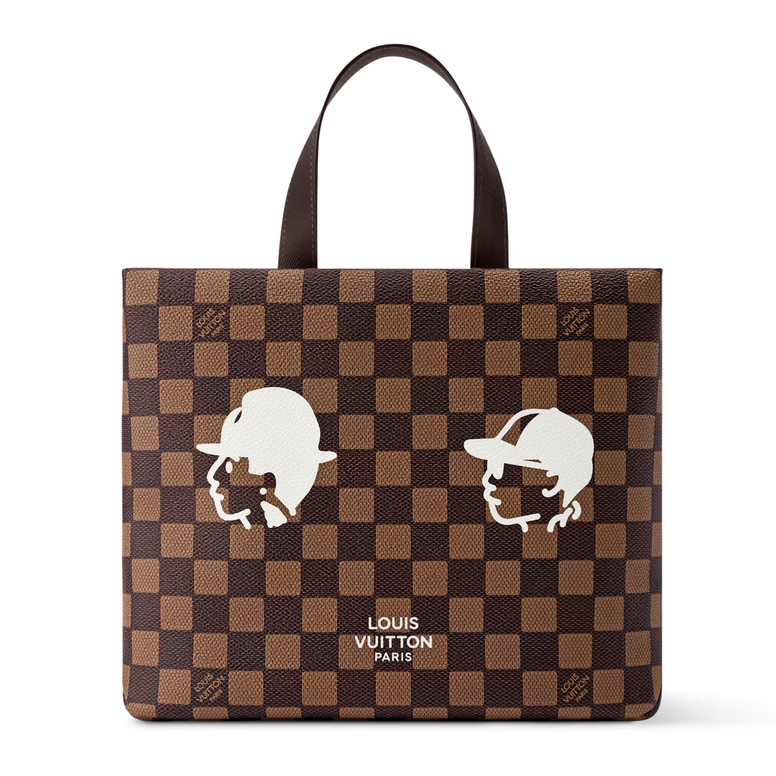 Louis Vuitton Damier Ebene Mini Shopper Tote – Brown
