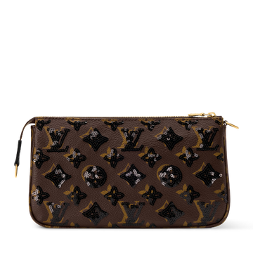 Louis Vuitton Monogram Noir Pochette Accessoires Shoulder Bag – Brown