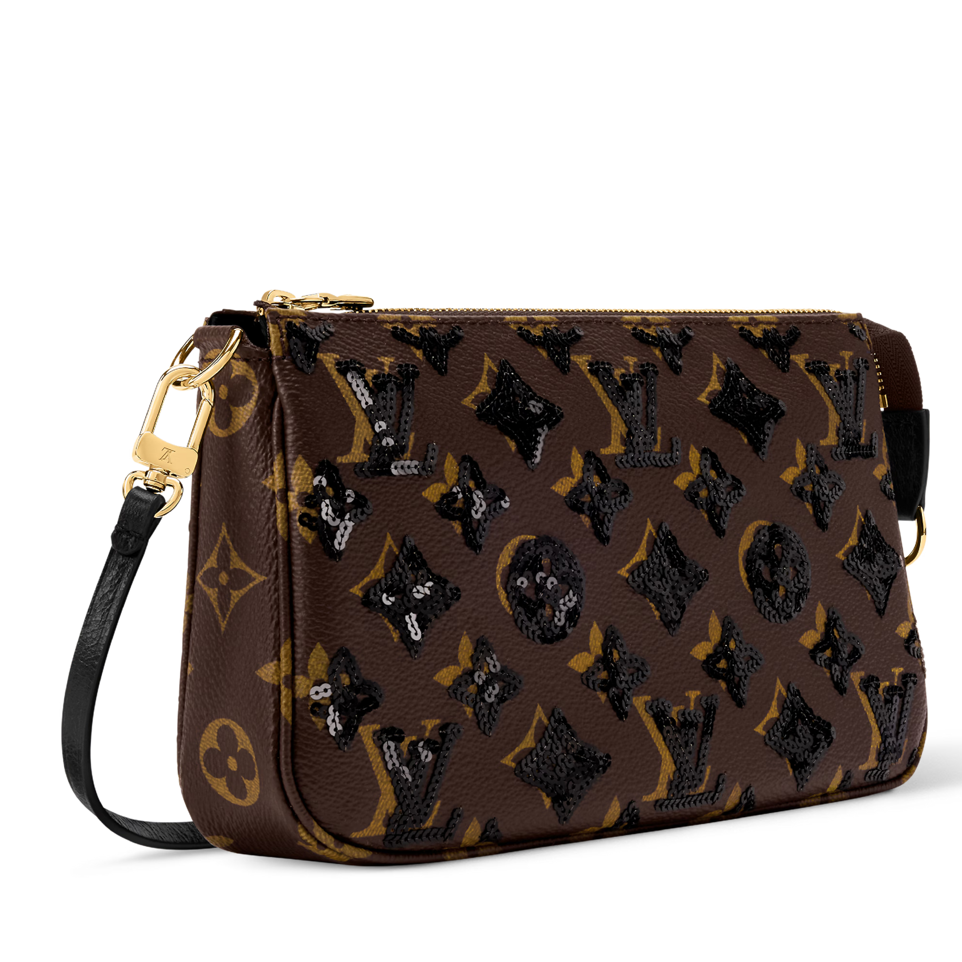 Louis Vuitton Monogram Noir Pochette Accessoires Shoulder Bag – Brown